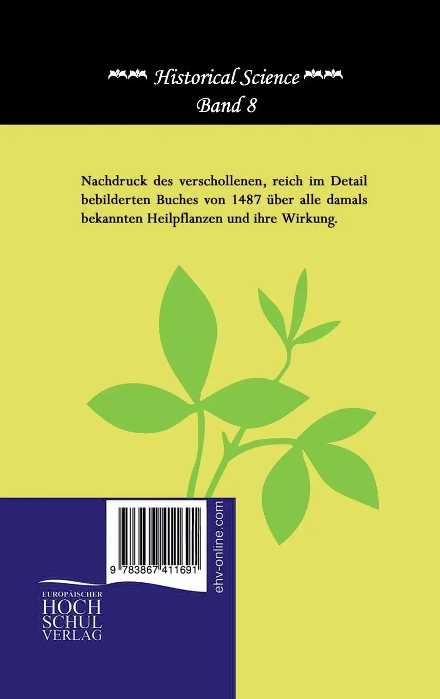 Rückseite: 9783867411691 | Garten der Gesundheit (1487) | Hans Schönsperger | Buch | 530 S.