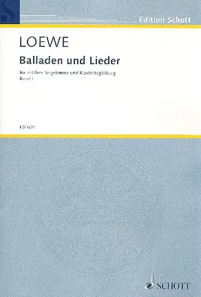 Cover: 9790001031691 | Balladen Und Lieder 1 | Frederick Loewe | Buch | Schott Music