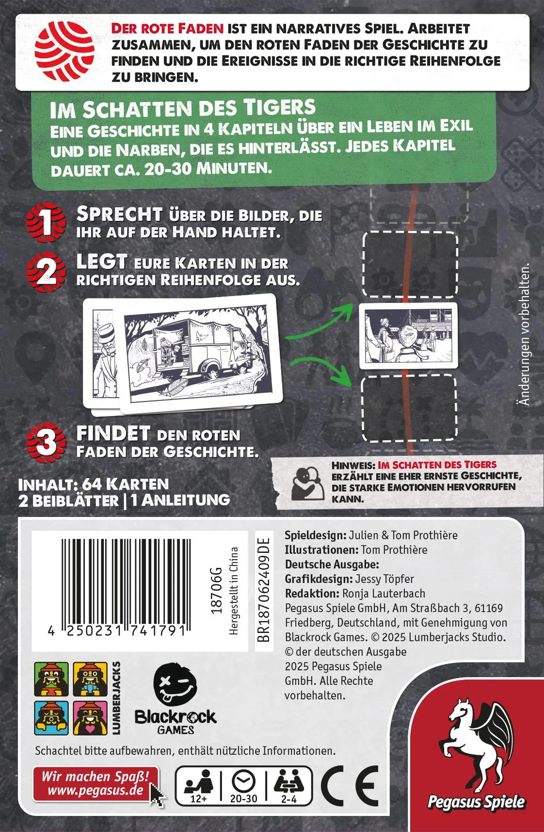 Bild: 4250231741791 | Der Rote Faden - Im Schatten des Tigers | Spiel | 18706G | Deutsch