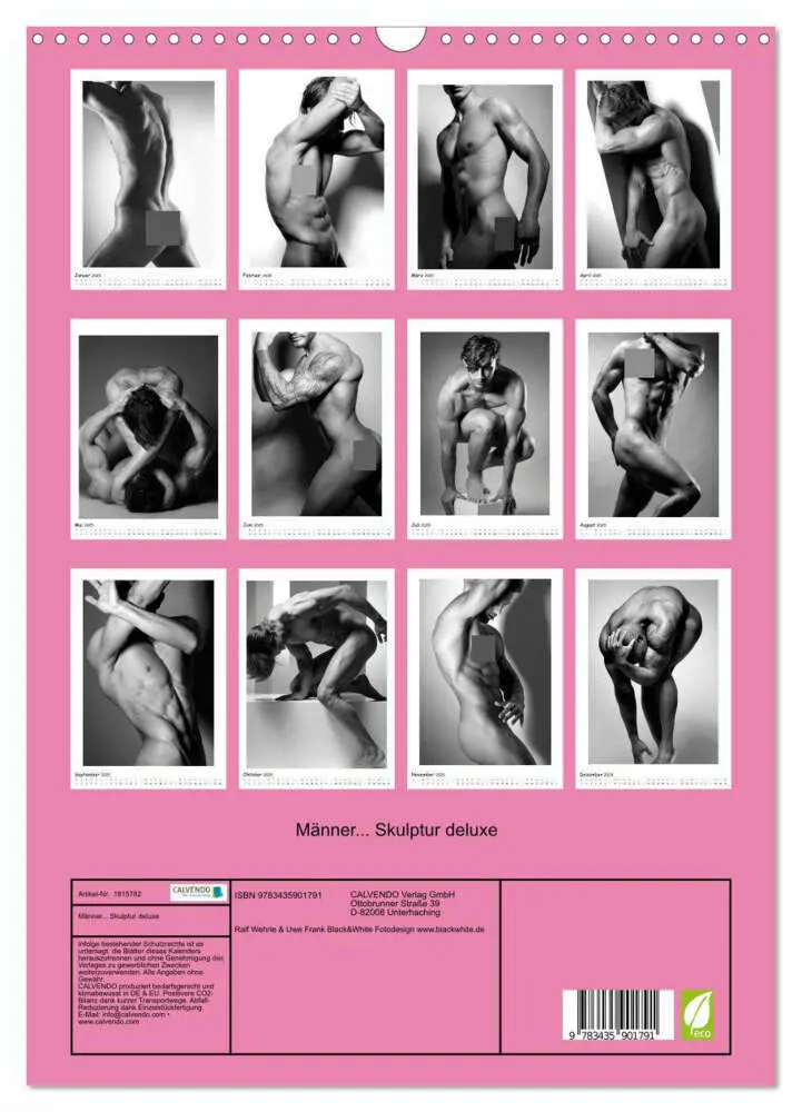 Bild: 9783435901791 | Männer... Skulptur deluxe (Wandkalender 2025 DIN A3 hoch), CALVENDO...