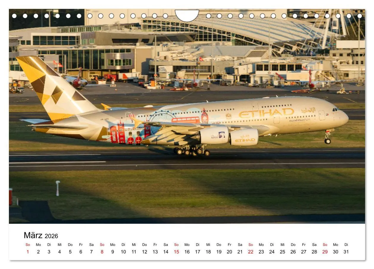 Bild: 9783457611791 | Airbus A380 Superjumbo 2026 (Wandkalender 2026 DIN A4 quer),...