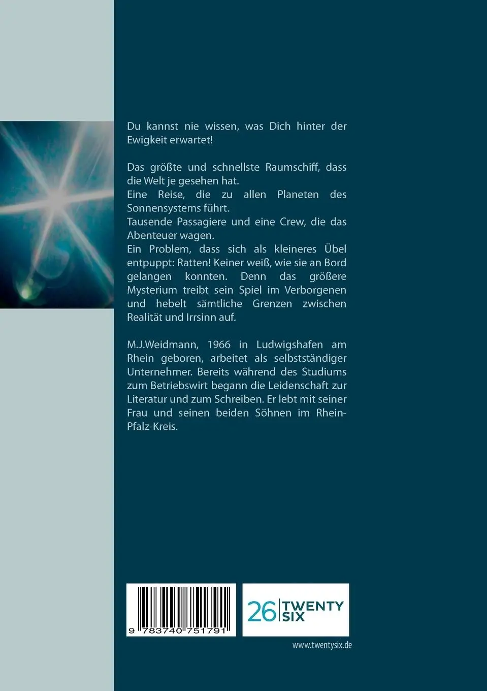 Rückseite: 9783740751791 | Der Stern von Cydonia | M. J. Weidmann | Taschenbuch | Paperback
