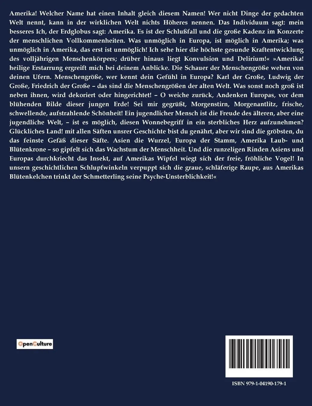 Rückseite: 9791041901791 | Der Amerikamüde | Ferdinand Kürnberger | Taschenbuch | Paperback