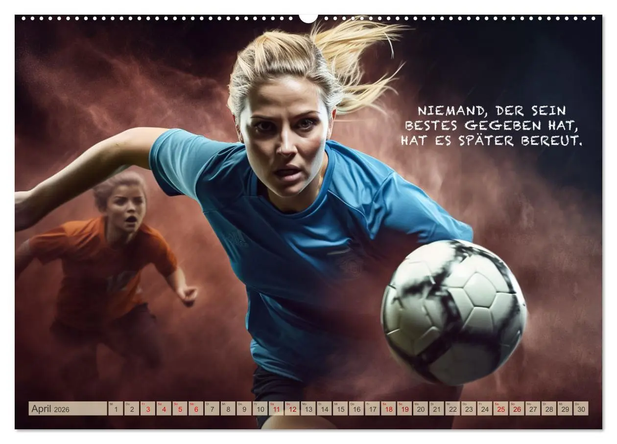 Bild: 9783457531891 | Motivation und Fußball (hochwertiger Premium Wandkalender 2026 DIN...
