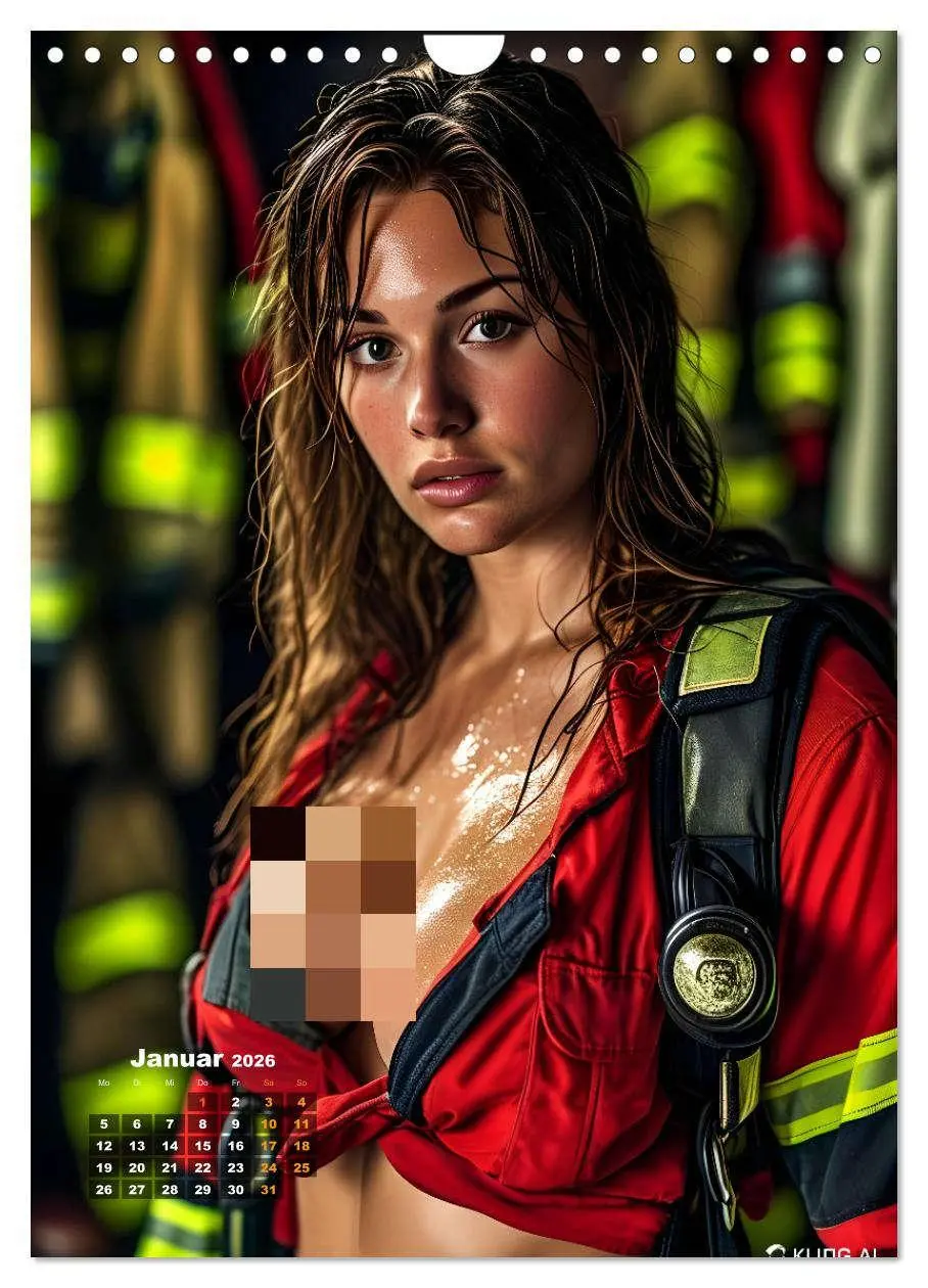 Bild: 9783516241891 | Heiße Feuerheldinnen - Verführerische Feuerwehrfrauen im Dienst der...