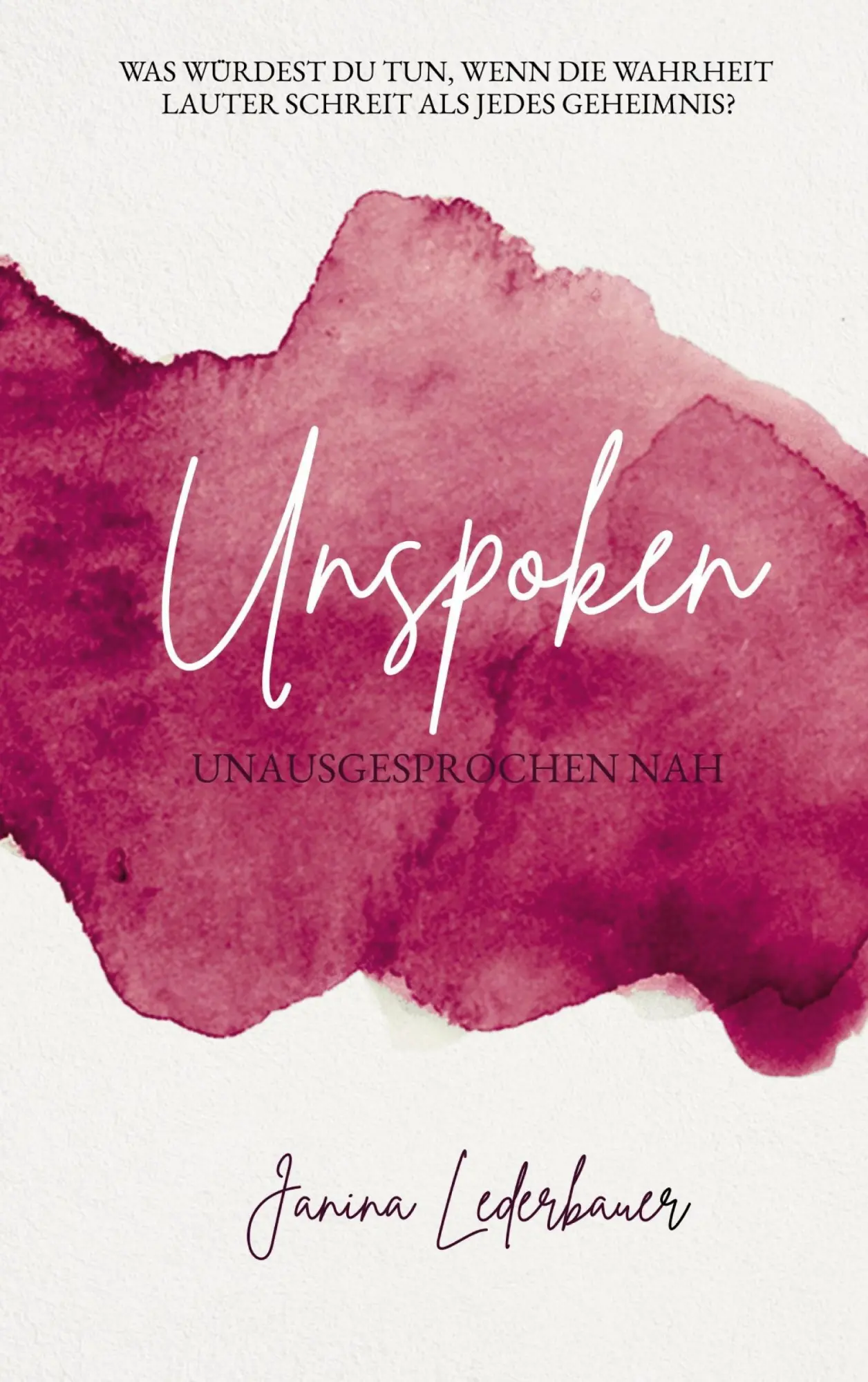 Cover: 9783695131891 | Unspoken | Unausgesprochen nah | Janina Lederbauer | Taschenbuch