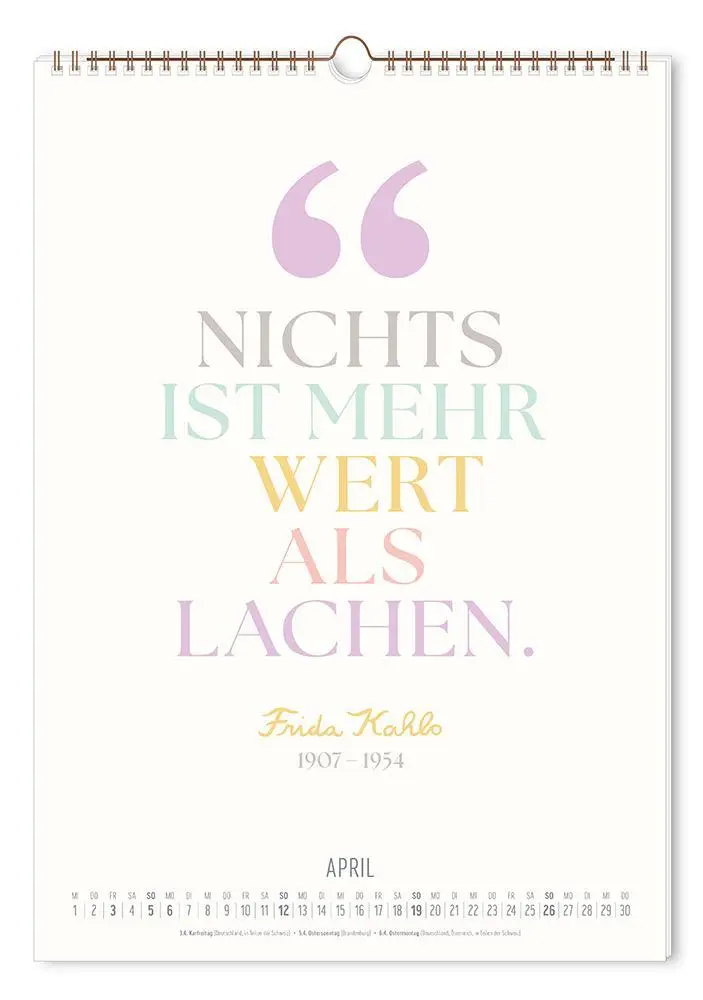 Bild: 9783986361891 | Typografie-Kalender 2026 | Wandkalender | Original | Kalender | 12 S.