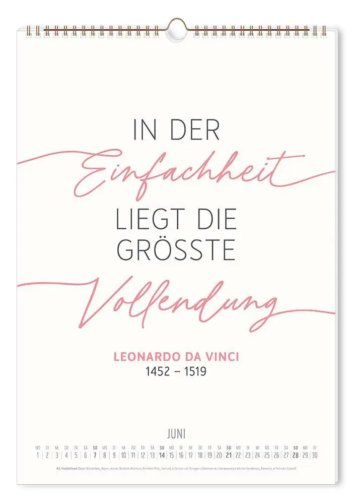 Bild: 9783986361891 | Typografie-Kalender 2026 | Wandkalender | Original | Kalender | 12 S.