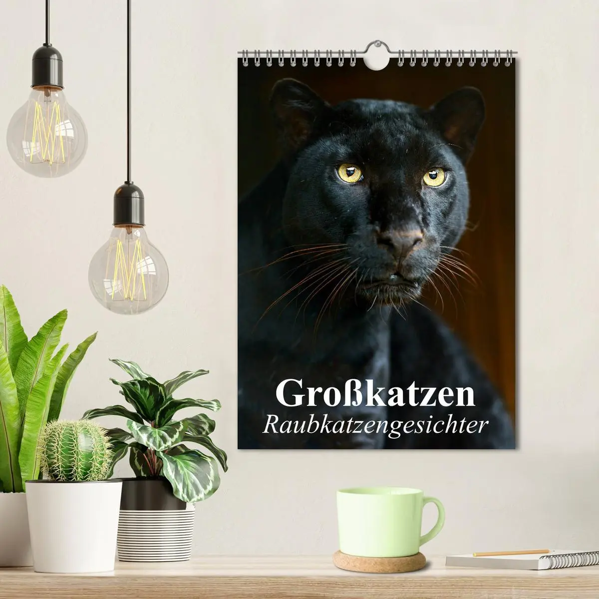 Bild: 9783516471991 | Großkatzen. Raubkatzengesichter (Wandkalender 2026 DIN A4 hoch),...