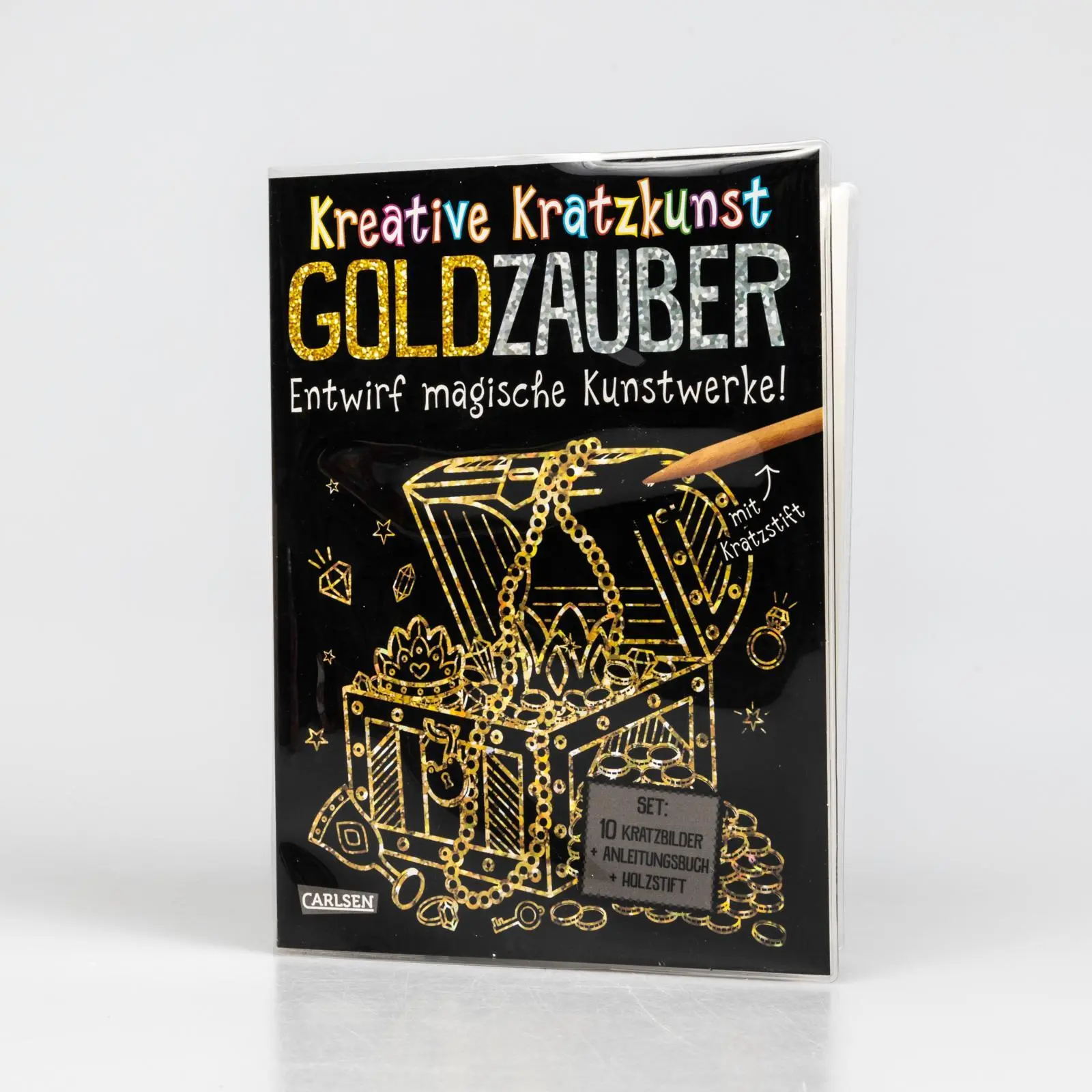 Bild: 9783551191991 | Kratzbilder für Kinder: Kreative Kratzkunst: Goldzauber | Poitier