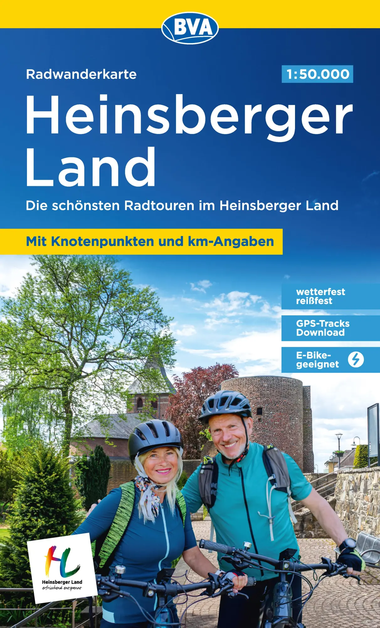 Cover: 9783969901991 | BVA Radwanderkarte Heinsberger Land 1:50.000, mit Knotenpunkten,...