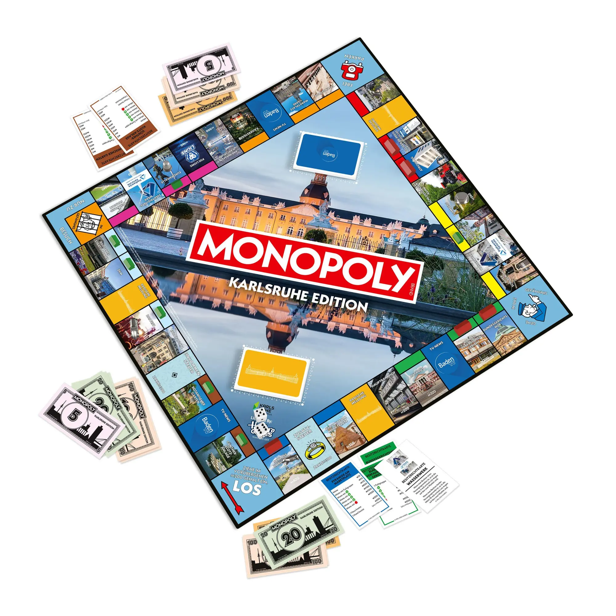 Bild: 5036905062091 | Monopoly Karlsruhe | Spiel | Deutsch | 2025 | Winning Moves