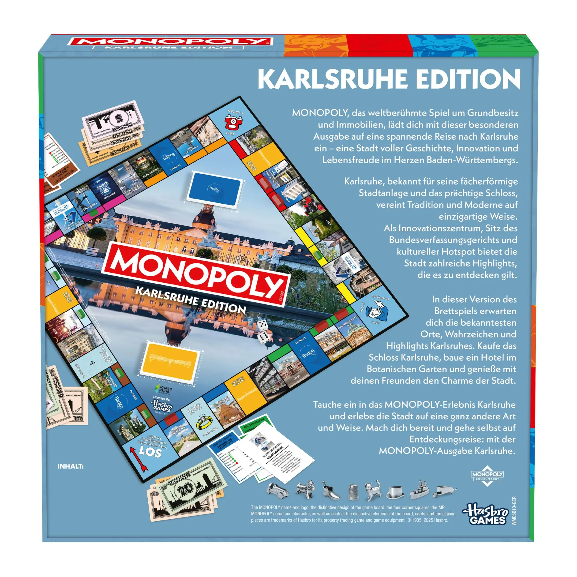 Bild: 5036905062091 | Monopoly Karlsruhe | Spiel | Deutsch | 2025 | Winning Moves