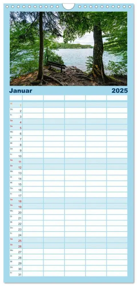 Bild: 9783457102091 | Familienplaner 2025 - Forggensee und Alpsee - Urlaubsparadies...