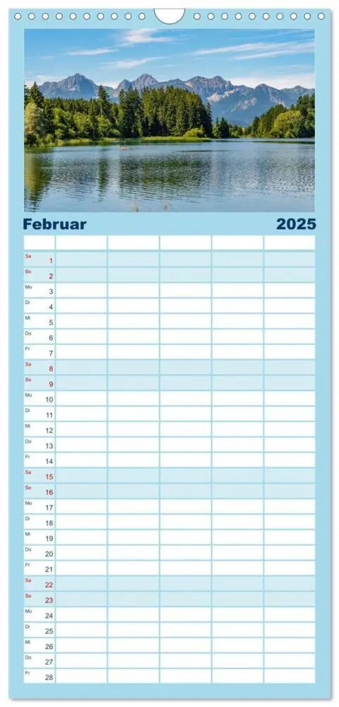 Bild: 9783457102091 | Familienplaner 2025 - Forggensee und Alpsee - Urlaubsparadies...