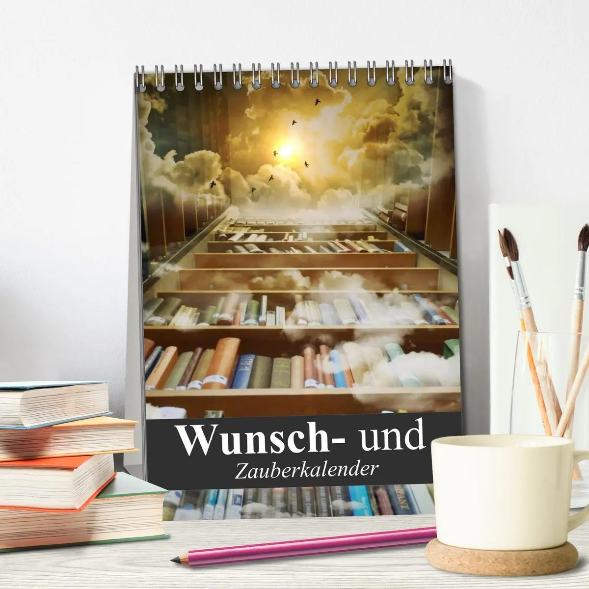 Bild: 9783516432091 | Wunsch- und Zauberkalender (Tischkalender 2026 DIN A5 hoch),...