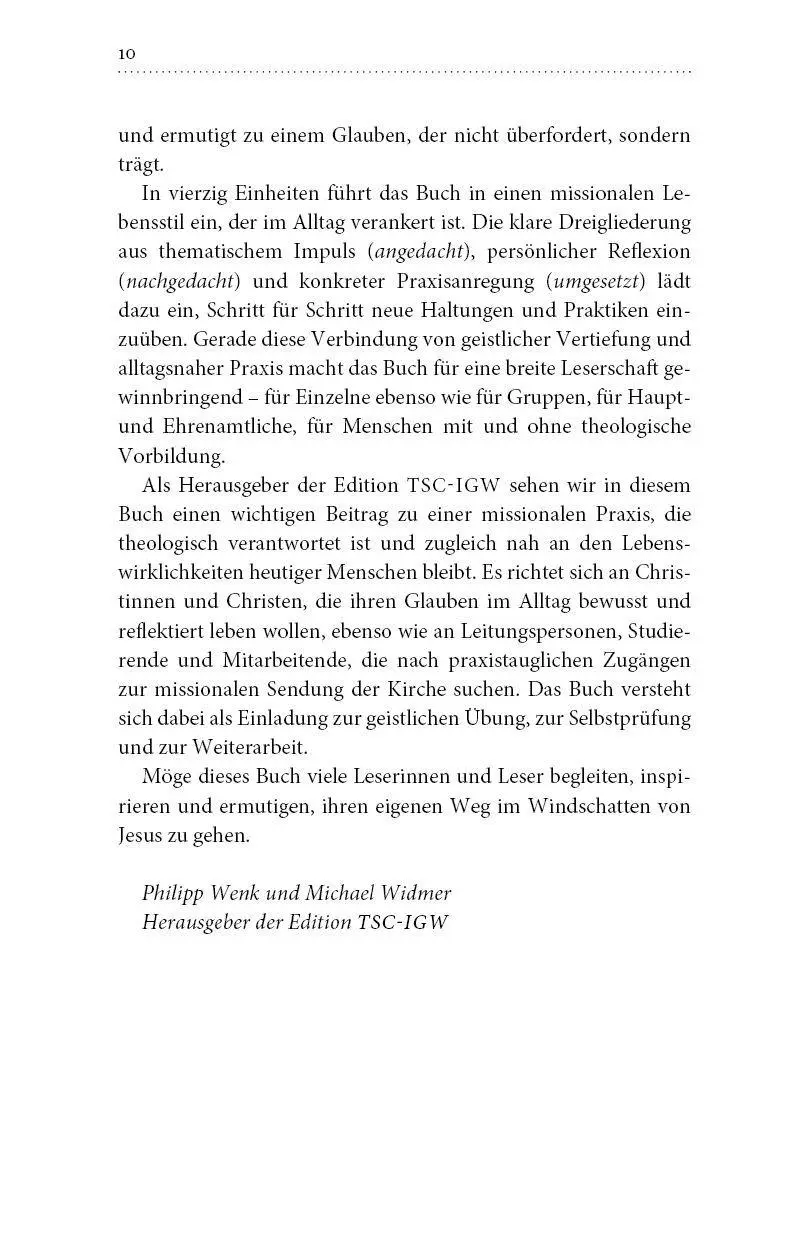 Bild: 9783862562091 | Im Windschatten von Jesus | Glaube, der trägt - Leben, das überzeugt