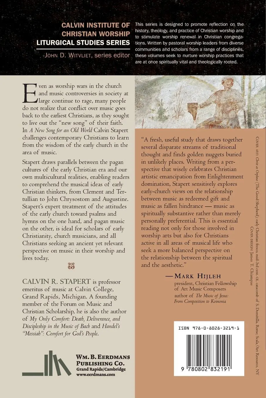 Rückseite: 9780802832191 | A New Song for an Old World | Musical Thought in the Early Church