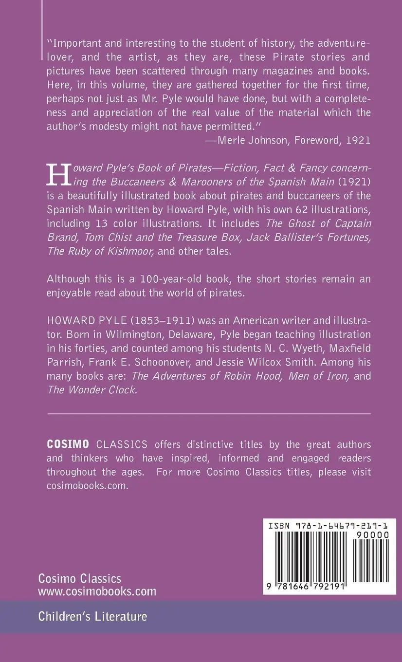 Rückseite: 9781646792191 | Howard Pyle's Book of Pirates, with color illustrations | Howard Pyle