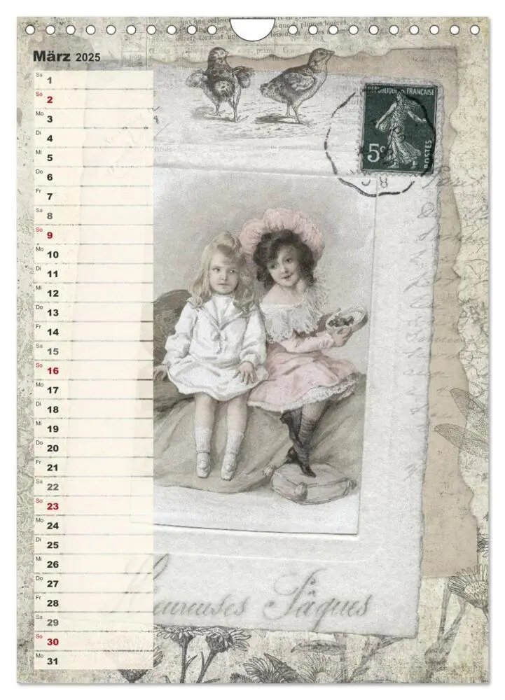 Bild: 9783457022191 | Vintage Welten (Wandkalender 2025 DIN A4 hoch), CALVENDO...