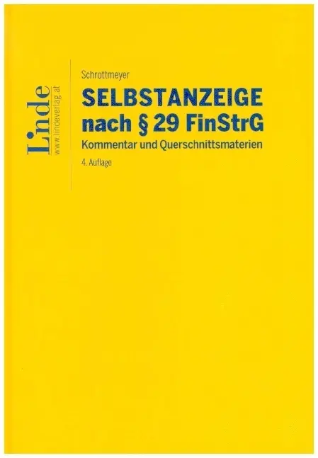 Selbstanzeige nach § 29 FinStrG