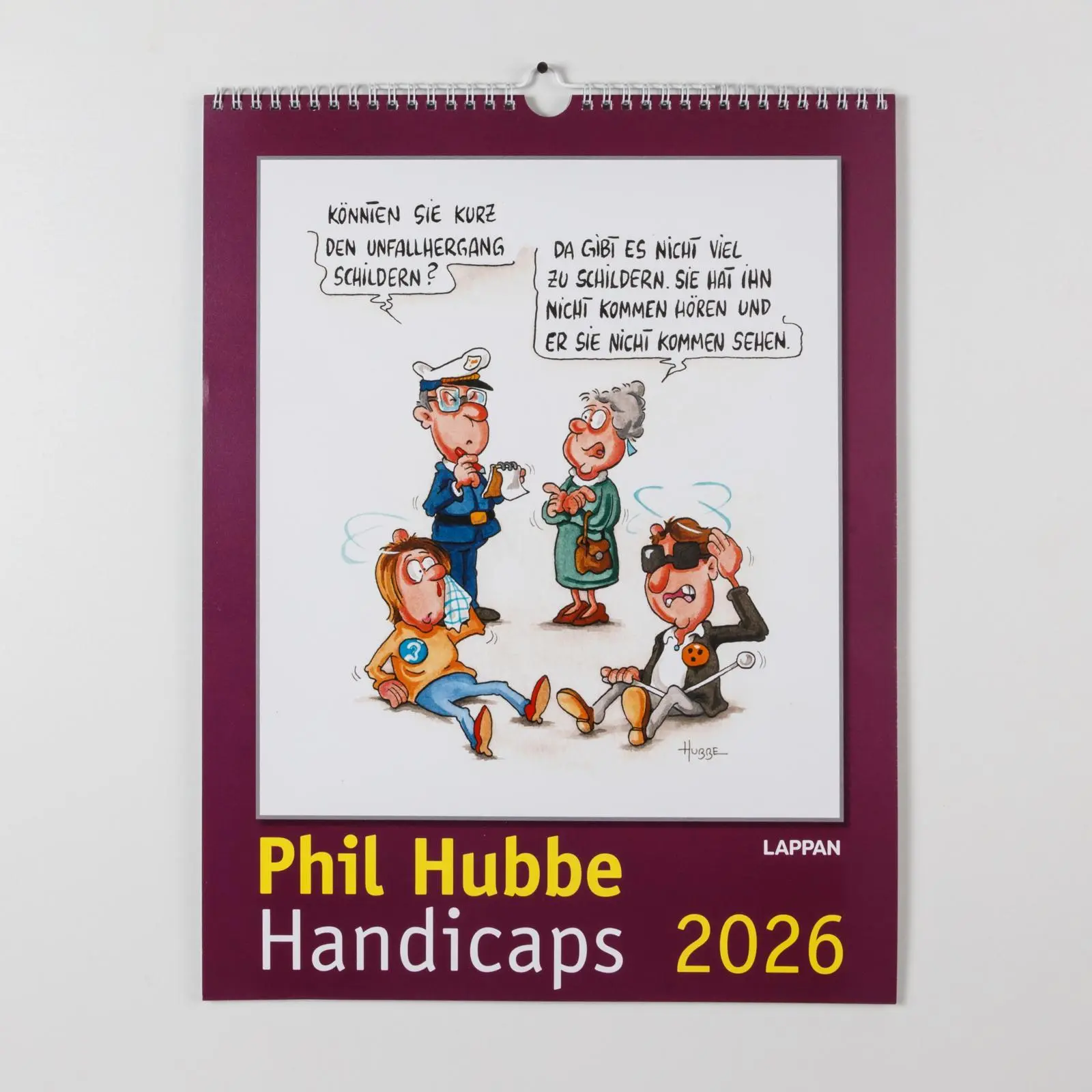 Bild: 9783830322191 | Handicaps 2026: Monatskalender für die Wand | Phil Hubbe | Kalender