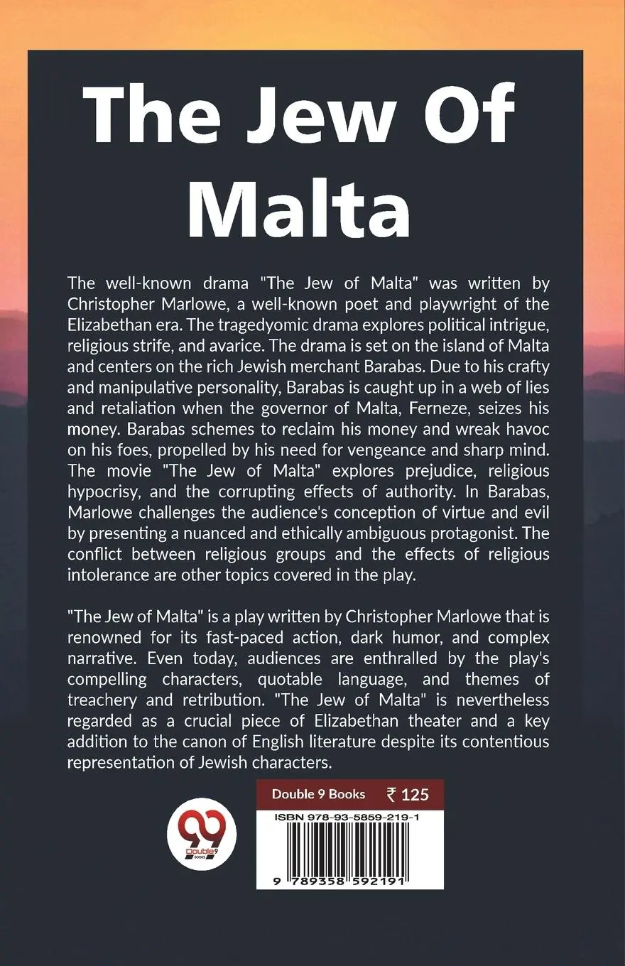 Rückseite: 9789358592191 | The Jew Of Malta | Christopher Marlowe | Taschenbuch | Englisch | 2023