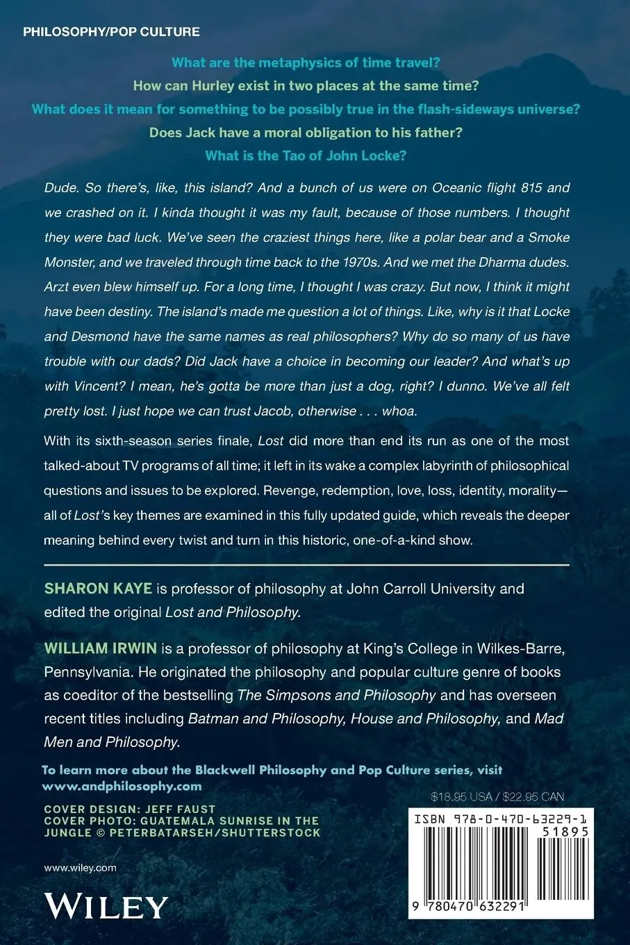 Rückseite: 9780470632291 | Ultimate Lost and Philosophy | William Irwin (u. a.) | Taschenbuch