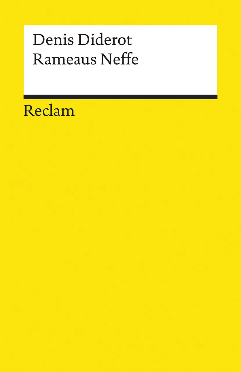 Cover: 9783150012291 | Rameaus Neffe | Ein Dialog | Denis Diderot | Taschenbuch | 189 S.