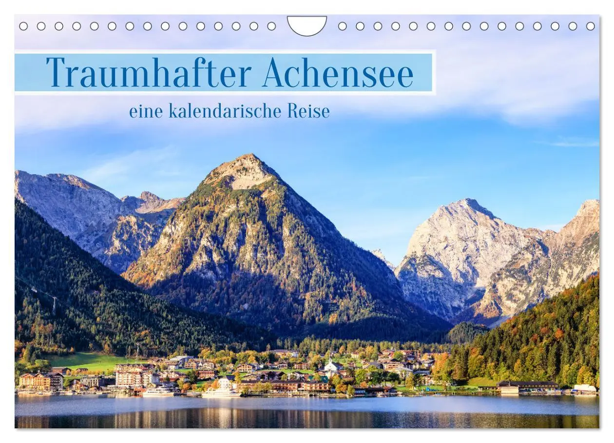 Cover: 9783457322291 | Traumhafter Achensee - eine kalendarische Reise (Wandkalender 2026...