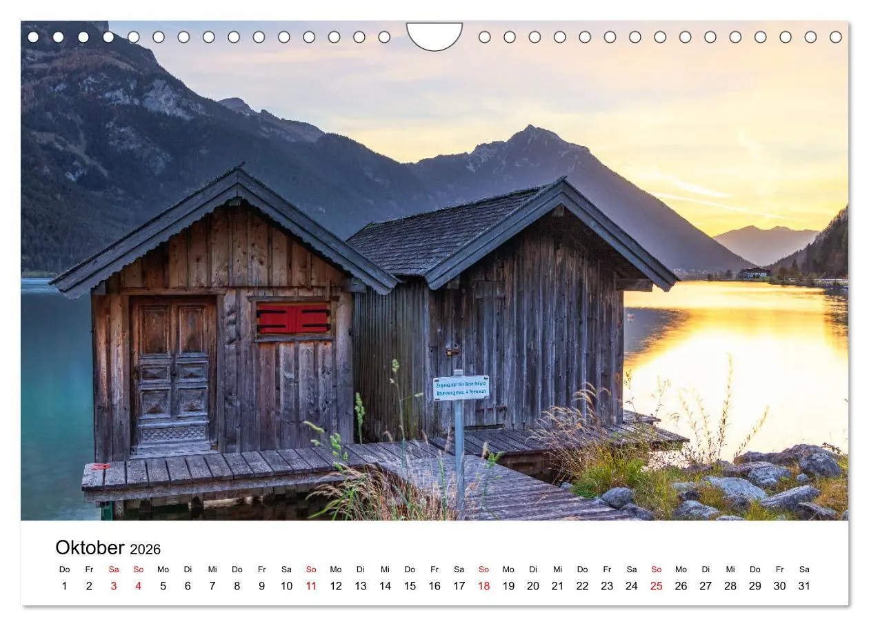 Bild: 9783457322291 | Traumhafter Achensee - eine kalendarische Reise (Wandkalender 2026...