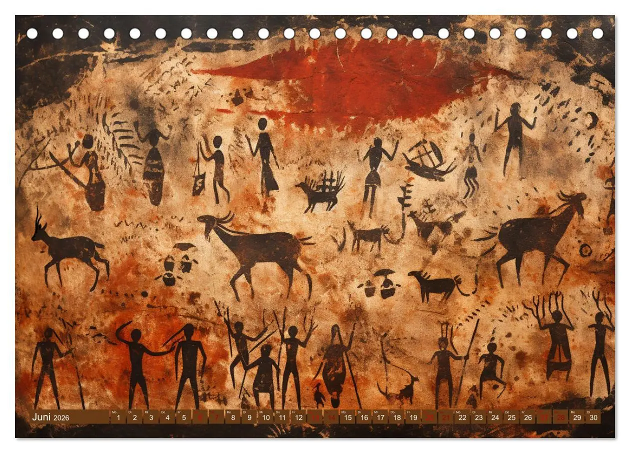 Bild: 9783457492291 | Steinzeit Galerie (Tischkalender 2026 DIN A5 quer), CALVENDO...