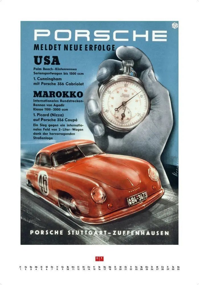 Bild: 9783667132291 | Porsche Rennplakate 2027 | Edwin Baaske | Kalender | 14 S. | Deutsch