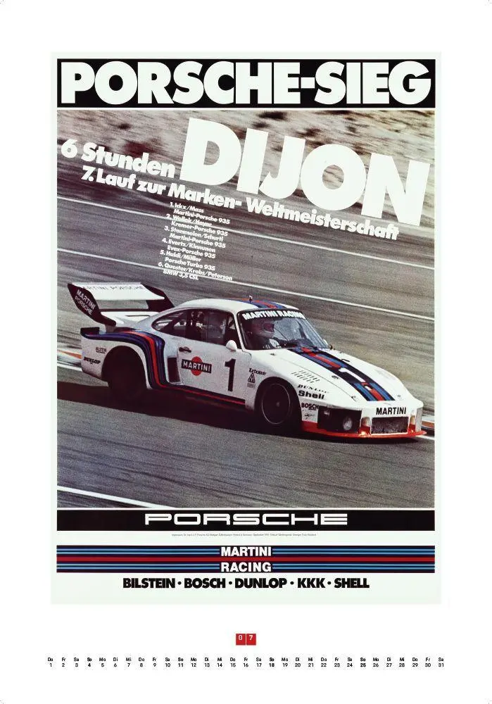 Bild: 9783667132291 | Porsche Rennplakate 2027 | Edwin Baaske | Kalender | 14 S. | Deutsch