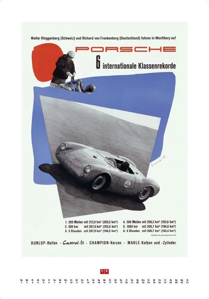 Bild: 9783667132291 | Porsche Rennplakate 2027 | Edwin Baaske | Kalender | 14 S. | Deutsch
