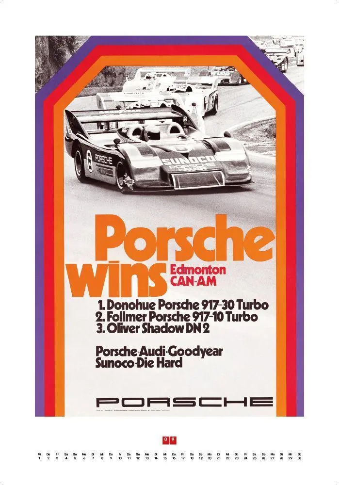 Bild: 9783667132291 | Porsche Rennplakate 2027 | Edwin Baaske | Kalender | 14 S. | Deutsch