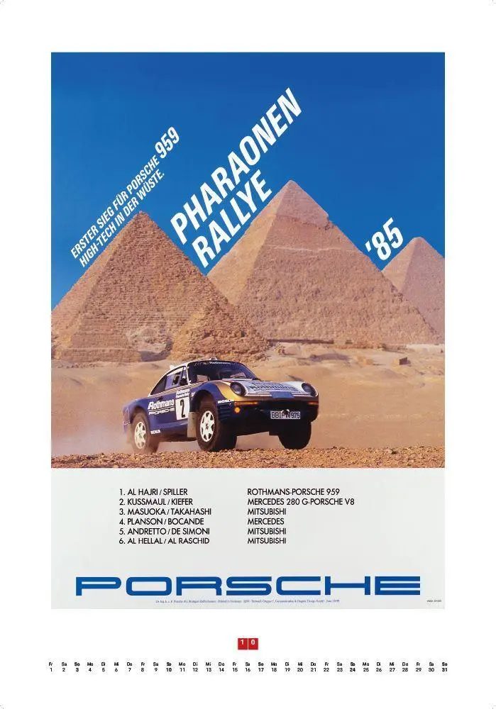 Bild: 9783667132291 | Porsche Rennplakate 2027 | Edwin Baaske | Kalender | 14 S. | Deutsch