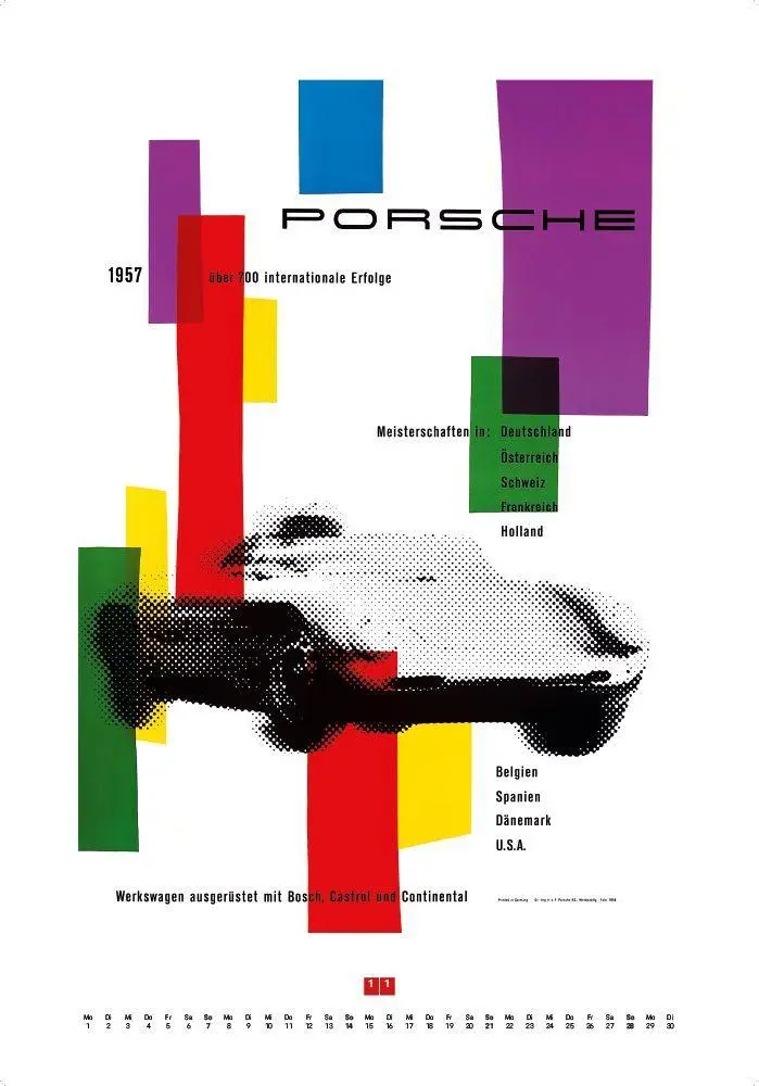 Bild: 9783667132291 | Porsche Rennplakate 2027 | Edwin Baaske | Kalender | 14 S. | Deutsch
