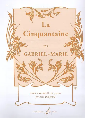 Cover: 9790043932291 | La Cinquantaine | Gabriel Marie | Buch | Gerard Billaudot Editeur SA