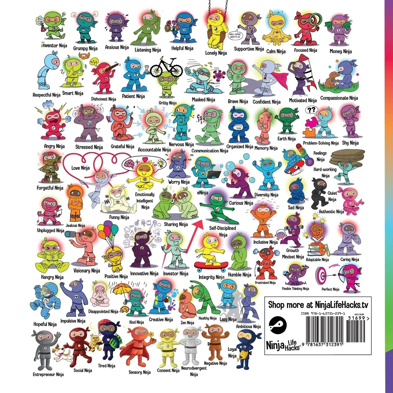 Rückseite: 9781637312391 | Feelings Ninja | Mary Nhin | Taschenbuch | Englisch | 2021