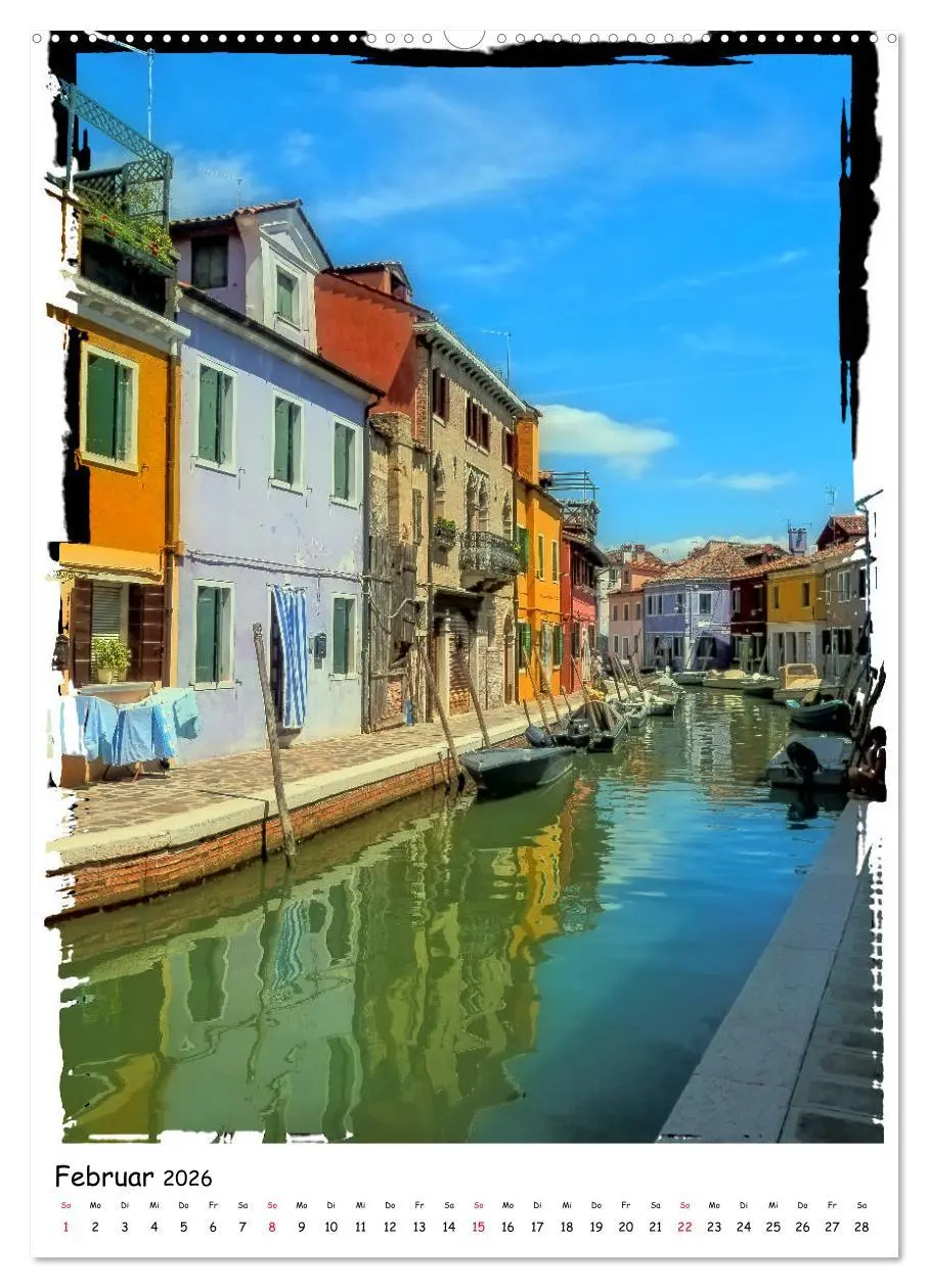 Bild: 9783516402391 | Einblicke in Burano (Wandkalender 2026 DIN A2 hoch), CALVENDO...