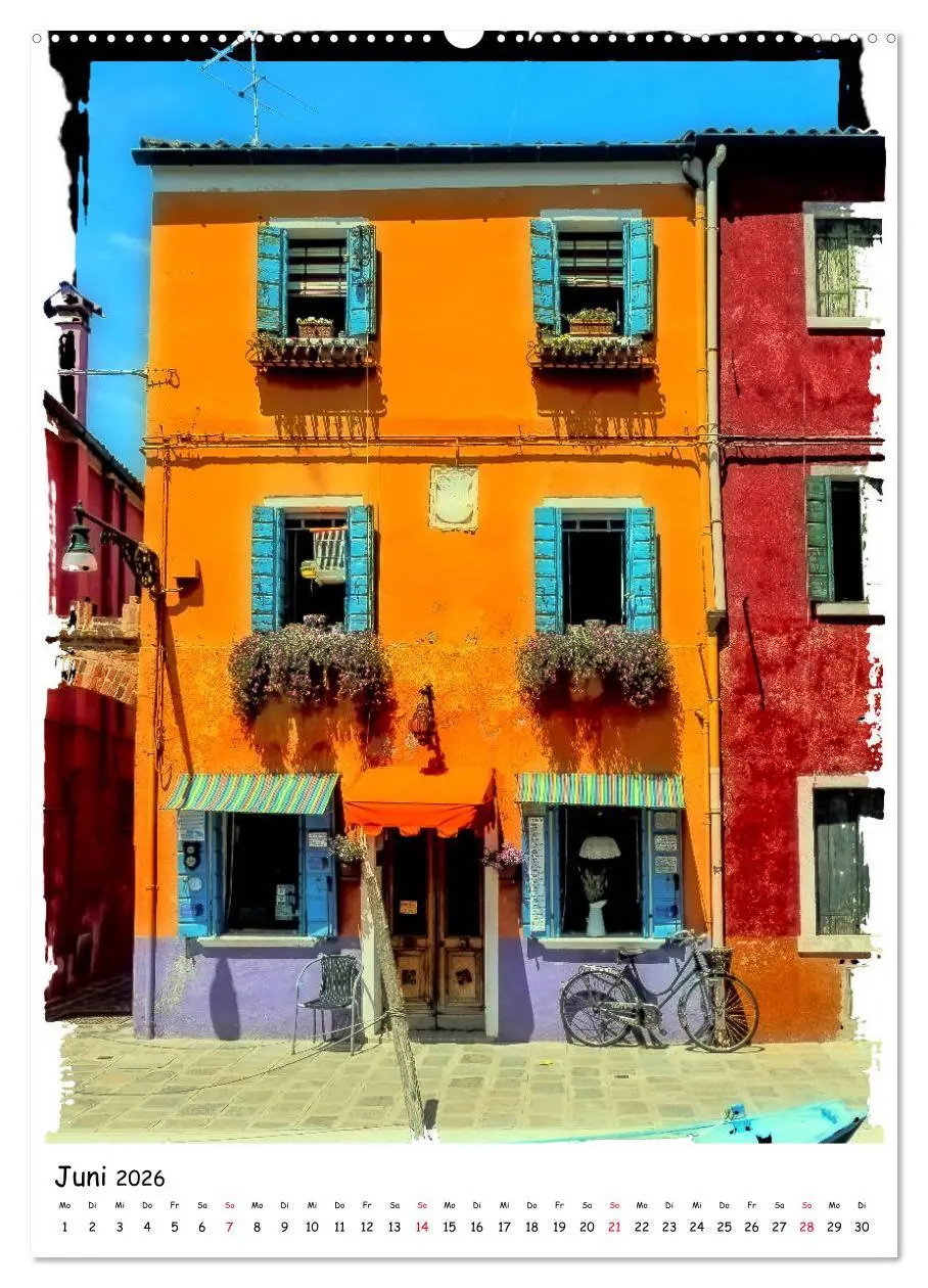 Bild: 9783516402391 | Einblicke in Burano (Wandkalender 2026 DIN A2 hoch), CALVENDO...