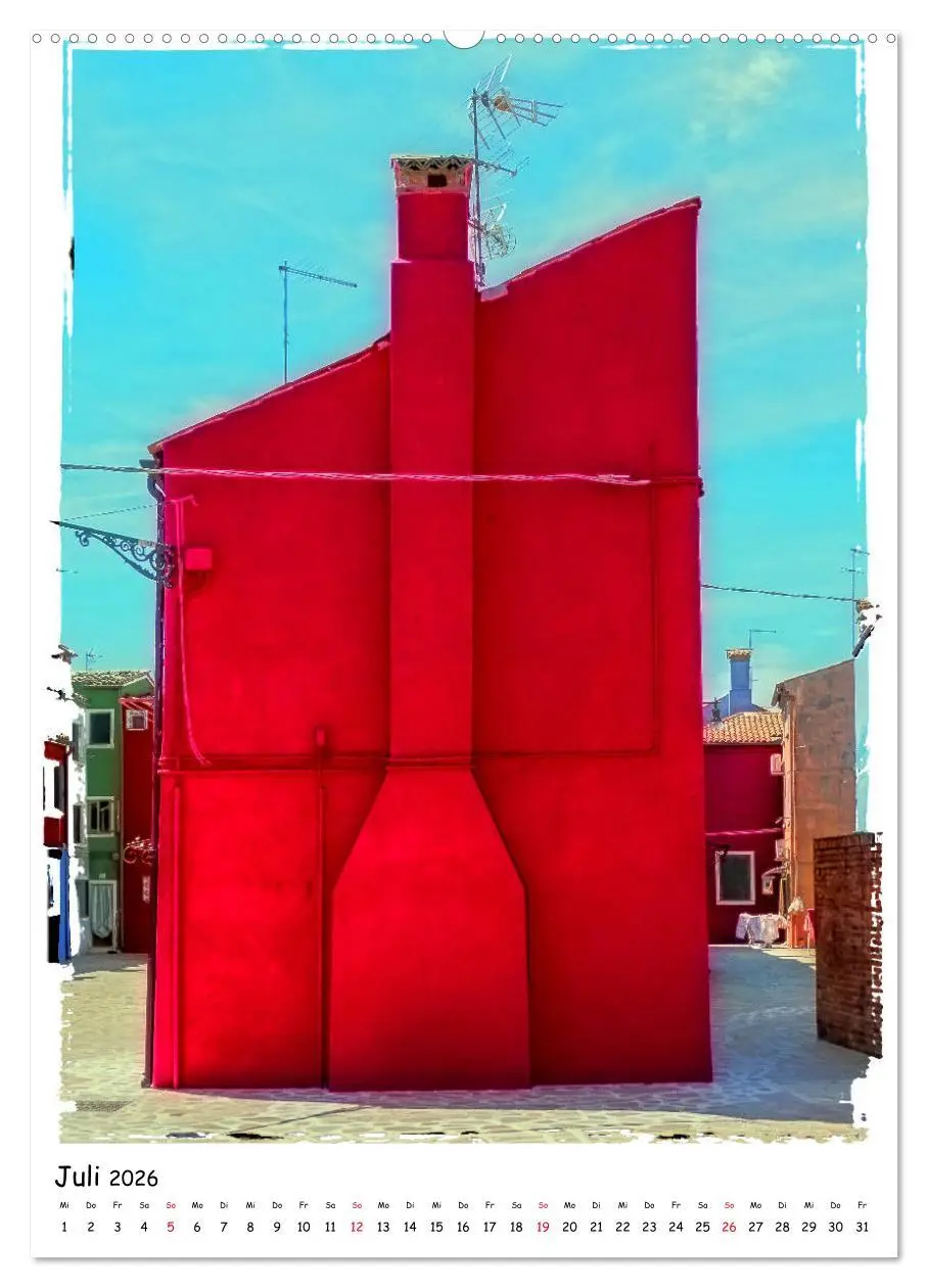 Bild: 9783516402391 | Einblicke in Burano (Wandkalender 2026 DIN A2 hoch), CALVENDO...