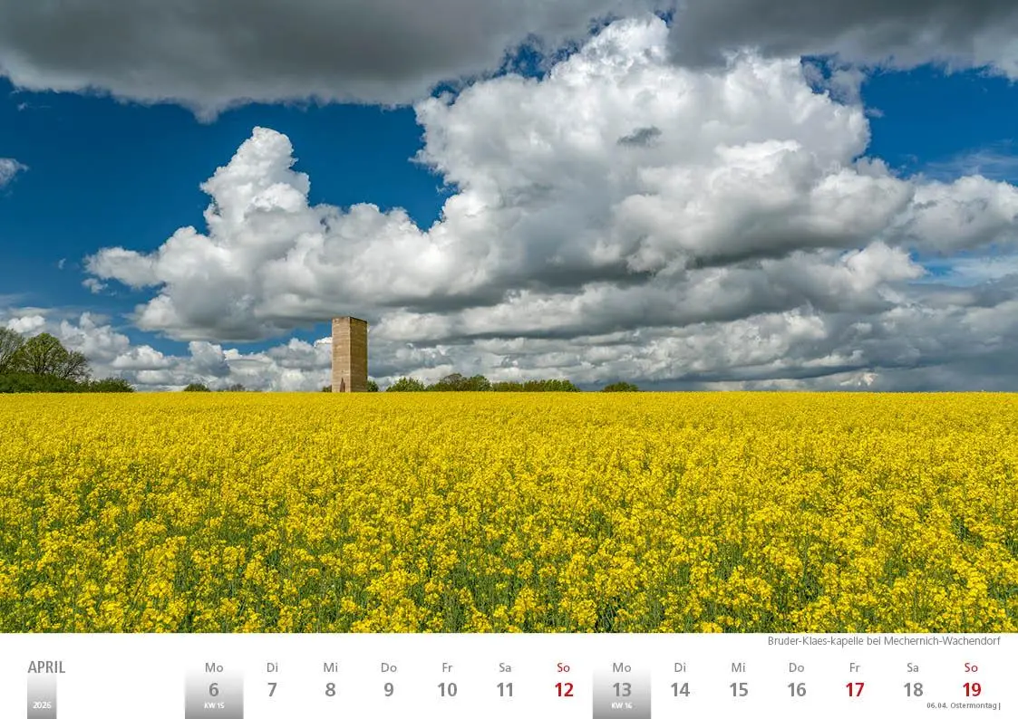 Bild: 9783965352391 | Die Eifel in Wort und Bild 2026 Bildkalender A4 quer, 28 Bilder auf...