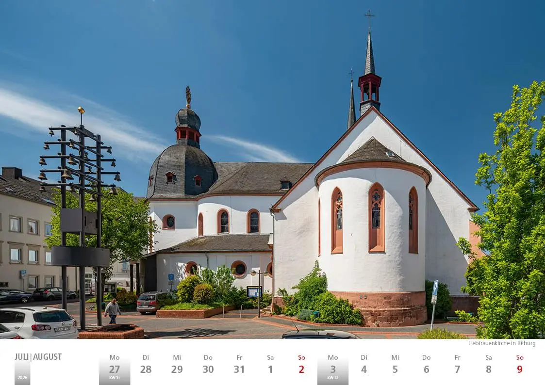 Bild: 9783965352391 | Die Eifel in Wort und Bild 2026 Bildkalender A4 quer, 28 Bilder auf...