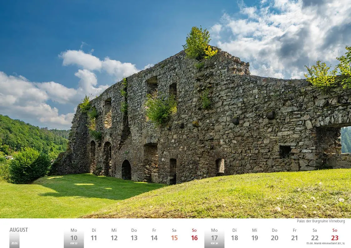 Bild: 9783965352391 | Die Eifel in Wort und Bild 2026 Bildkalender A4 quer, 28 Bilder auf...