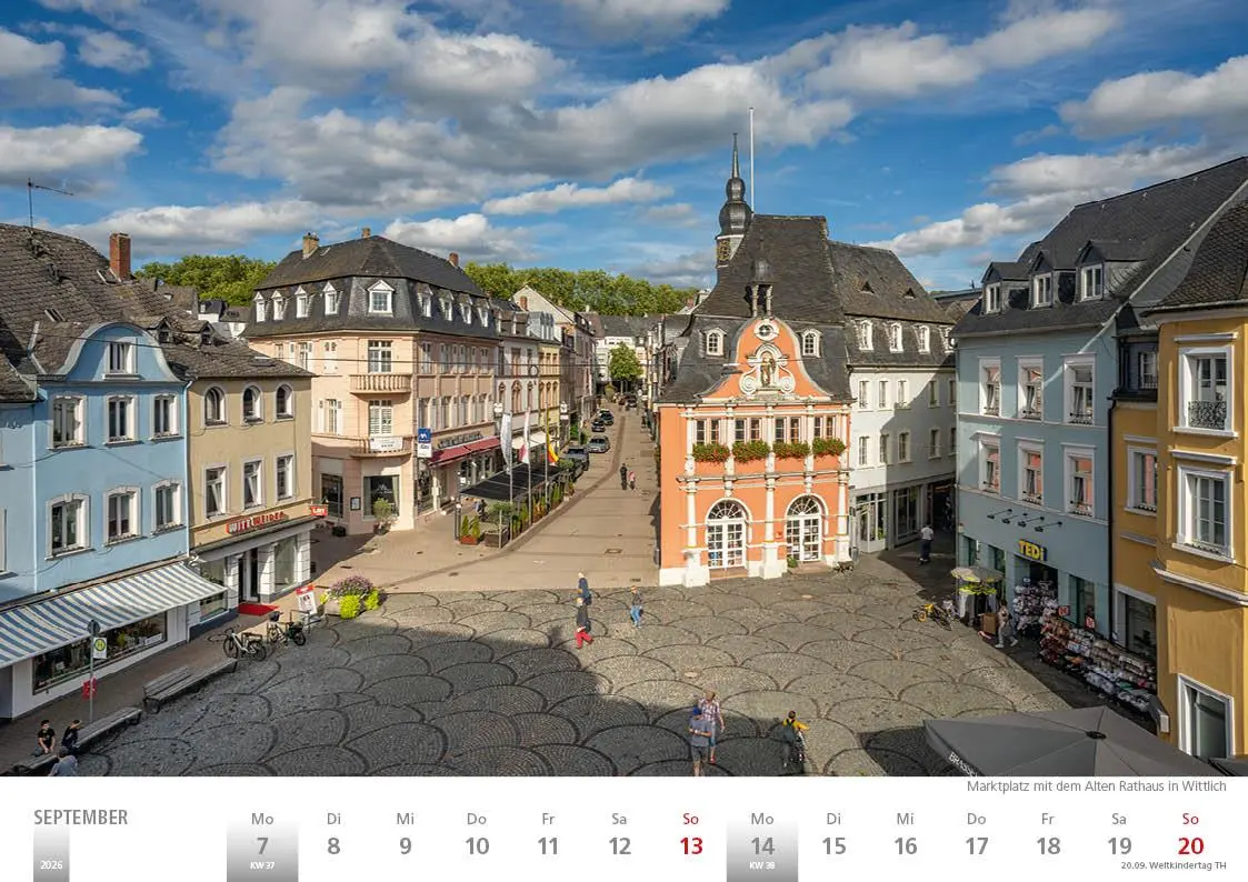 Bild: 9783965352391 | Die Eifel in Wort und Bild 2026 Bildkalender A4 quer, 28 Bilder auf...