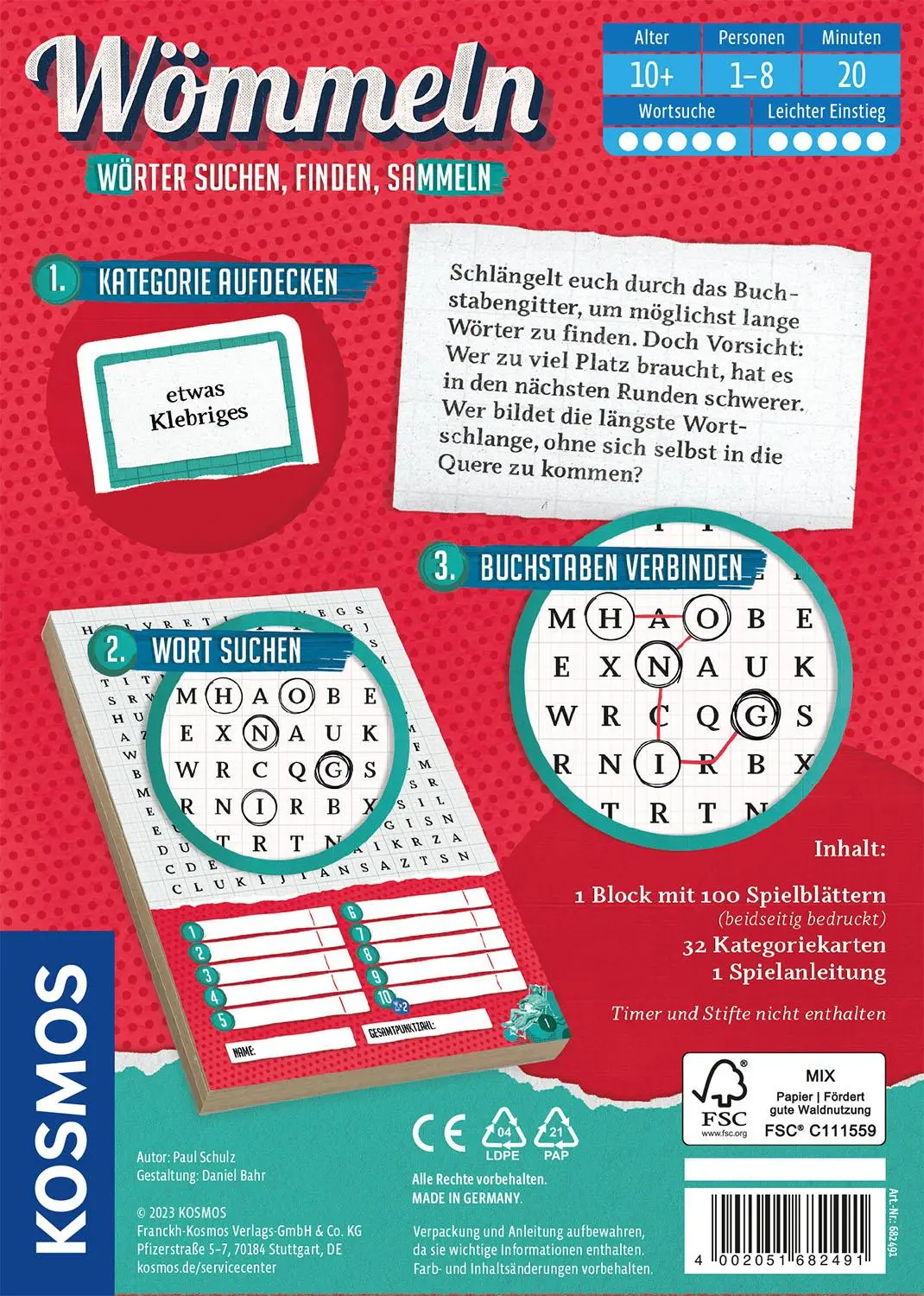 Bild: 4002051682491 | Wömmeln | Spiel | Spiel | Brettspiel | 682491 | Deutsch | 2023