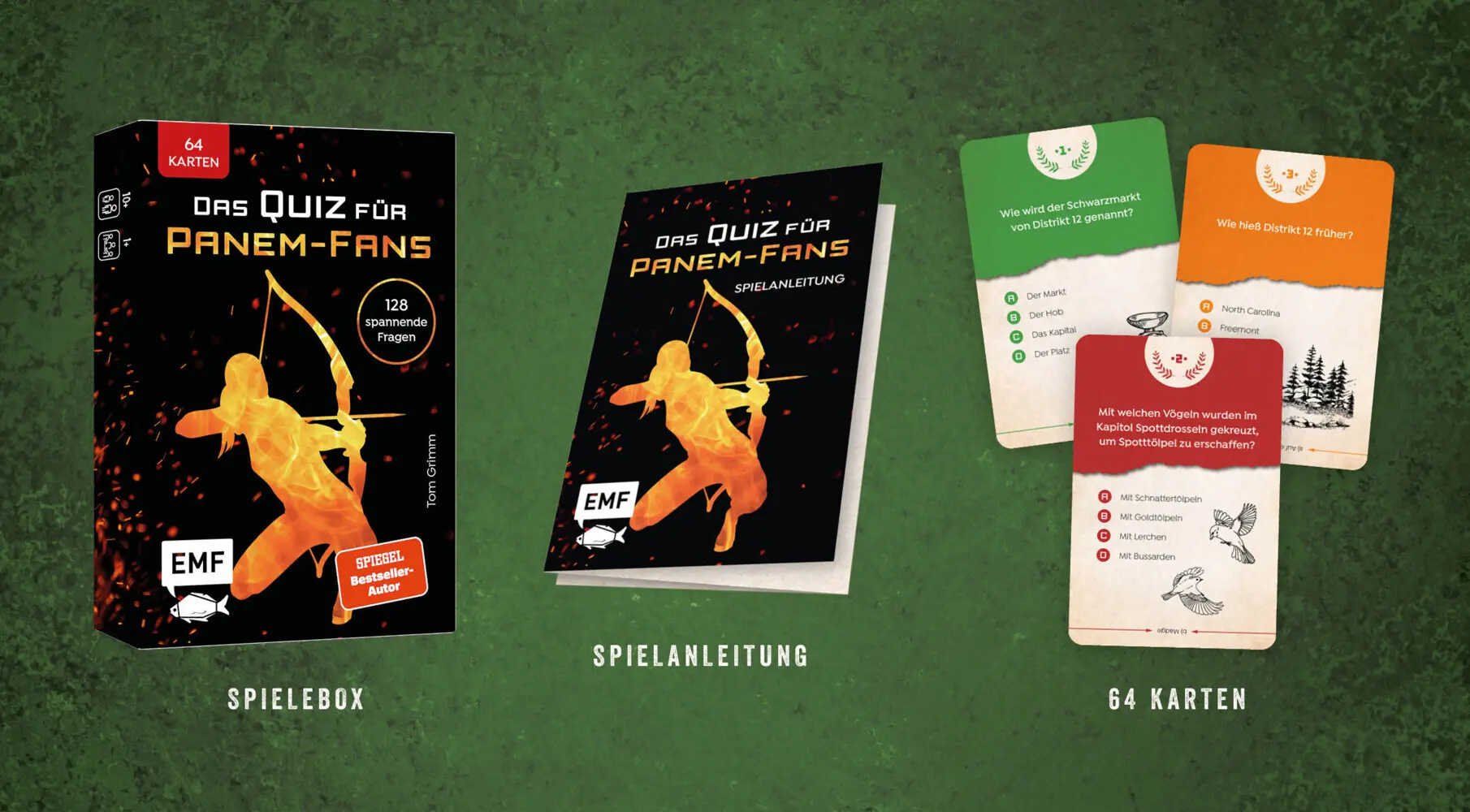 Bild: 4260478342491 | Kartenspiel: Das inoffizielle Quiz für Tribute von Panem-Fans | Grimm