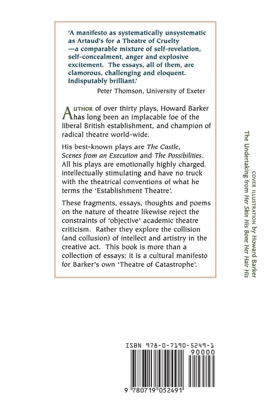 Rückseite: 9780719052491 | Arguments for a theatre | Howard Barker | Taschenbuch | Englisch
